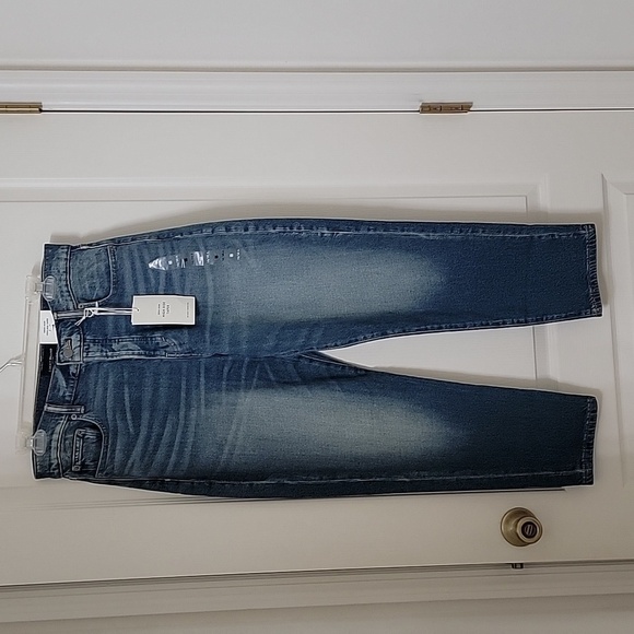 Lucky Brand Size 10/30 Ankle Drew Mom High Rise Taper Blue Jean NEW with Tag - Picture 11 of 14